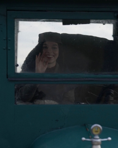 "Now introducing — #FinnWittrock and #VictoriaPedretti as ORIGIN's August Landmesser and Irma Eckler. #ORIGINMovie opens in theaters January 19. Get tickets at originfilm.com via the link in bio."
